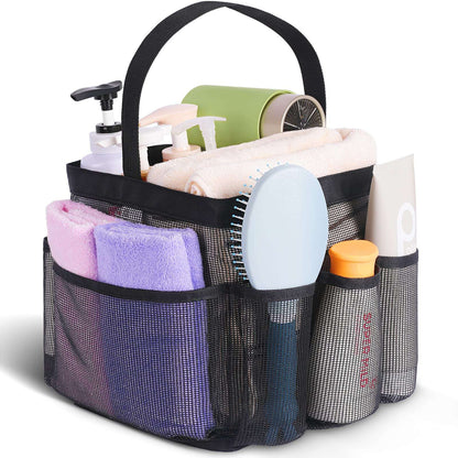 Transparent Mesh Cosmetic Tote Bag Beach Bathroom Shower Accessories Travel Portable Towel Toiletry Handbag Storage Organizer