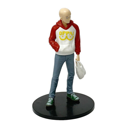 Boneco de Anime One Punch Man de 16cm, Moletom Saitama, Boneco de Ação, Herói Nível S do Diabo, Genos, Estatueta de PVC, Modelo Colecionável, Brinquedos