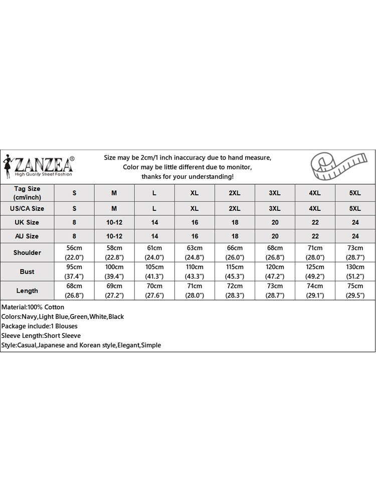 ZANZEA Fashion Women Blouses 2024 Summer Cotton Linen Blusas Mujer Stylish White Shirt Elegant Short Sleeve Tunics Lightweight