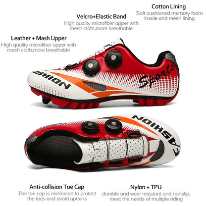 2023 Men Racing Speed Women Bicycle Shoe Men Cycling Sneaker Cleat Road Bike Shoe SPD Mountain Bike Shoes Sapatos De Ciclismo