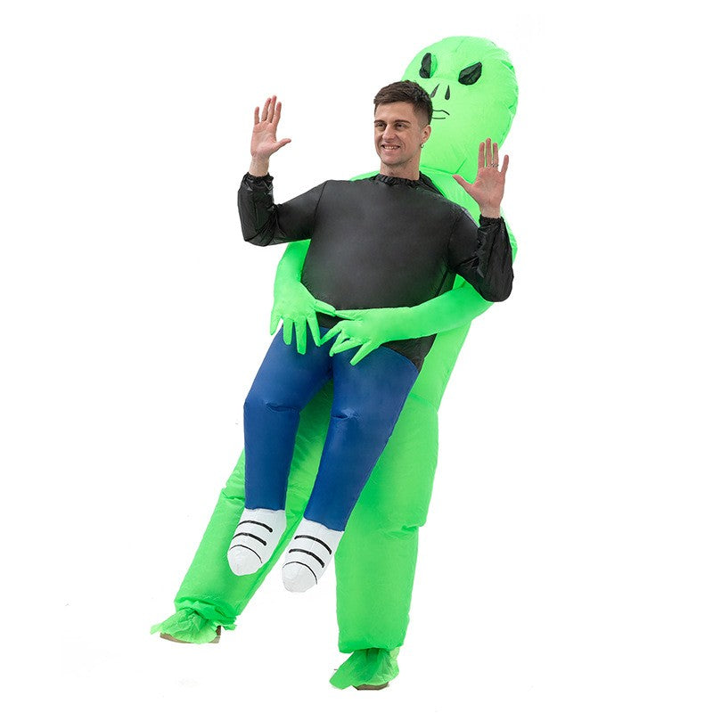 Inflatable Alien Costume for Adults - Halloween Inflatable Fun Cosplay Party Dress up Stage Show Holiday Gift Idea