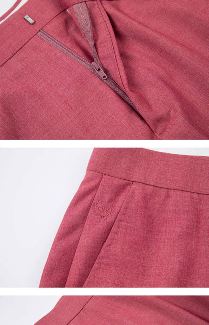 2025 Suit (Blazer+ Trousers) Men's Fashionable Gentleman Business Double-breasted British-style Banquet Host Casual Wedding Suit