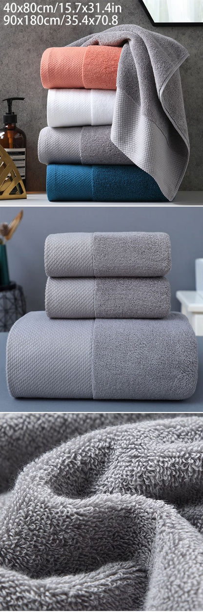 Thickening 90 x180cm large bath towel 100% Egyptian Cotton Towel soft Absorbent Top Luxury 7 Star Hotel beauty salon Bath Towel