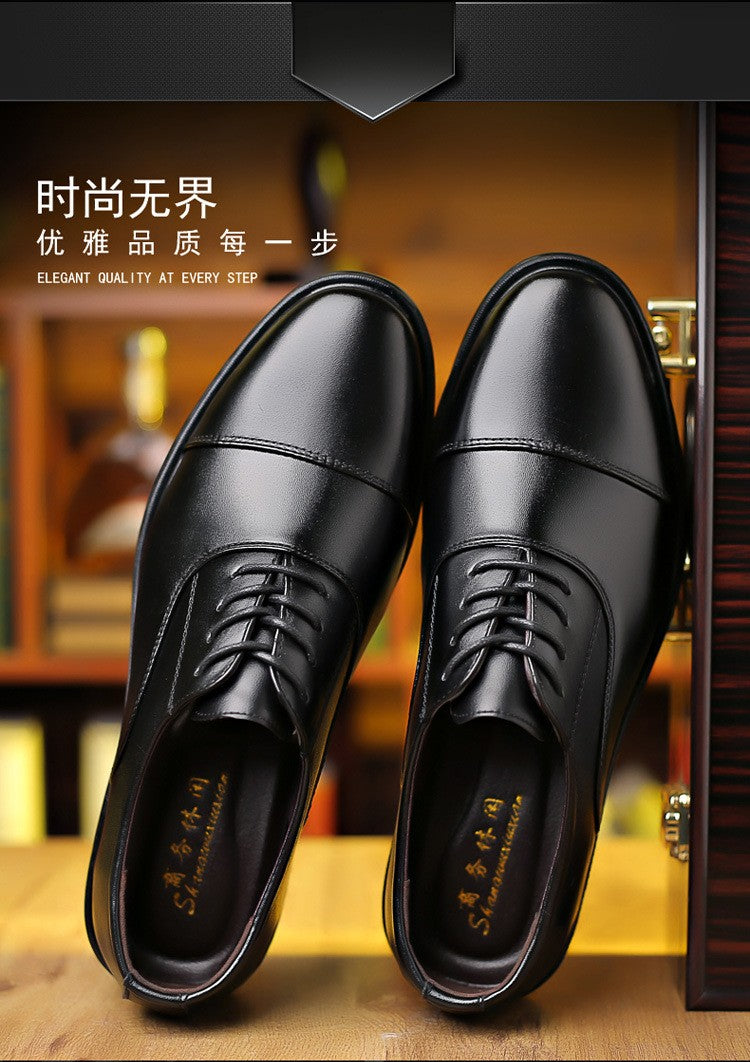 Mens Formal Leather Shoes Slip on Dress Wedding Casual Flats Luxury Walking Oxfords Office Work Zapatos Para Hombre Plus Size