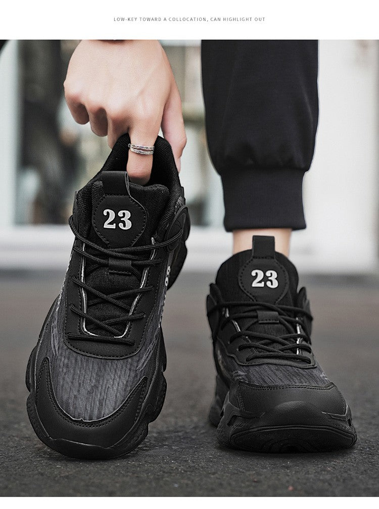 Man Increase the size Casual and fashionable shoes Anti-slip Wear-resistant Trend Sports shoes Lightweight Comfort Running shoes