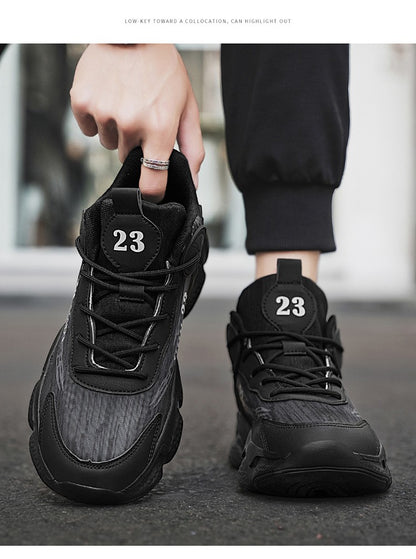 Man Increase the size Casual and fashionable shoes Anti-slip Wear-resistant Trend Sports shoes Lightweight Comfort Running shoes