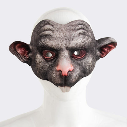 New Creative Halloween Animal Mask Horror Mouse Mask Cosplay Costume Props Holiday Cosplay Party Dance Accessories