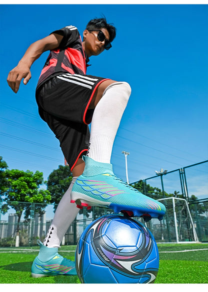 New Men Soccer Shoes Professional Ultralight Football Shoes Society Cleats Outdoor Football Field Boots Fast Sneaker Match