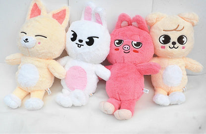 Urso de Pelúcia Skzoo de 60cm, Tamanho Grande, Kpop Stray Kids, Boneca de Pelúcia, Brinquedos de Pelúcia de Desenho Animado Kawaii, Travesseiro de Pelúcia, Presente de Natal Infantil