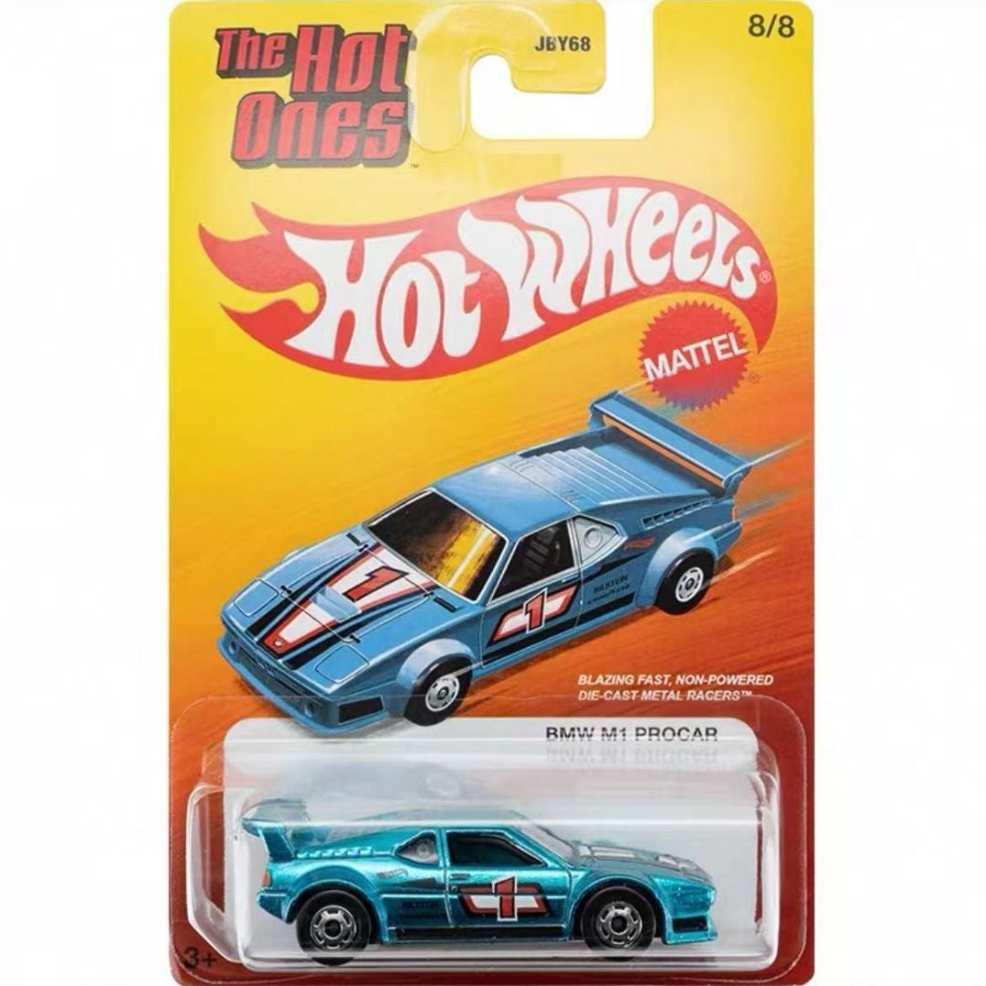 Hot Wheels Miniatura de Carro em Liga Leve JBY68 Série The Hot Ones Porsche 917 Bmw M1 Volkswagen T2 Pickup Carro Colecionável de Presente