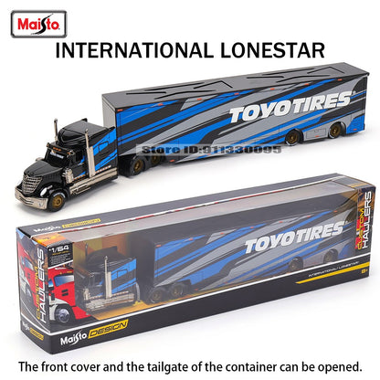 Maisto 1:64 MACK Anthem LoneStar UP Transporte Fabricação de Fundição Reboque Modelo Simulação Modelo Coleção de Carro de Liga