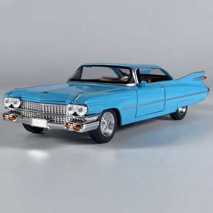 1:24 Cadillac Eldorado Biarritz 1959 Série 62 Liga Diecast Modelo Miniatura Voiture Decoração de Casa Presentes de Natal Para Crianças