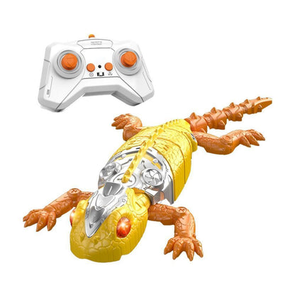 Robô de Brinquedo Lagarto Biomimético Realista RC Escalador de Parede Controle Remoto Gecko Que Escala Vidro e Paredes Lisas Decoração de Interiores de Carros