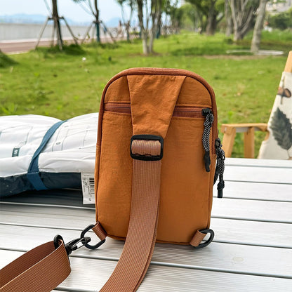 Chest Bag for Men and Women 2025 New Summer Small Backpack Crossbody Bag Casual Shopping Versatile Mobile Phone Bag