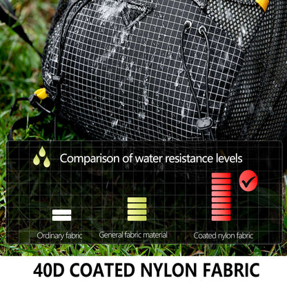 BISINNA Camping Backpack 25+10L Ultralight Travel Bag for Men Women Large Capacity Outdoor Sports Climbing Hiking Backpack