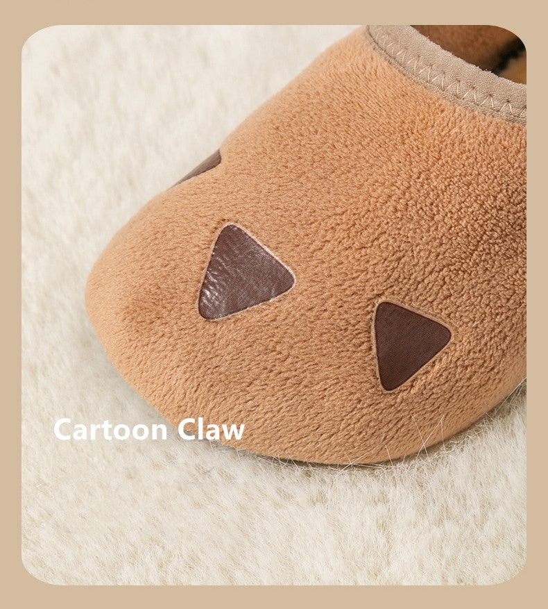 Children Indoor Shoes With Soft Soles, Kids Anti Slip And Breathable  Plush Floor Shoes, Boys And Girls Winter Cotton Shoes