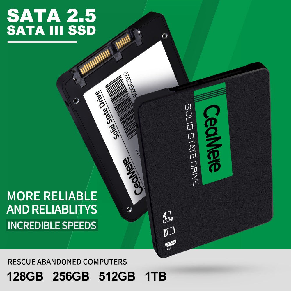 SSD de computador Solid State Hard de 480 GB 512 GB 2,5 polegadas 1 TB 120 GB 240 GB 256 GB Disco Rígido Interno Grátis