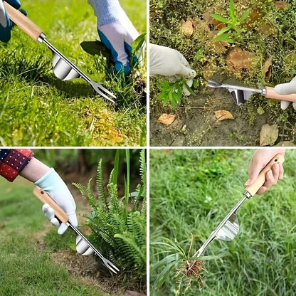 Stainless Steel Gardening Weeder, Weed Puller, Vegetable Digger, Soil Loosener, Garden Shovel, Weeding Tool
