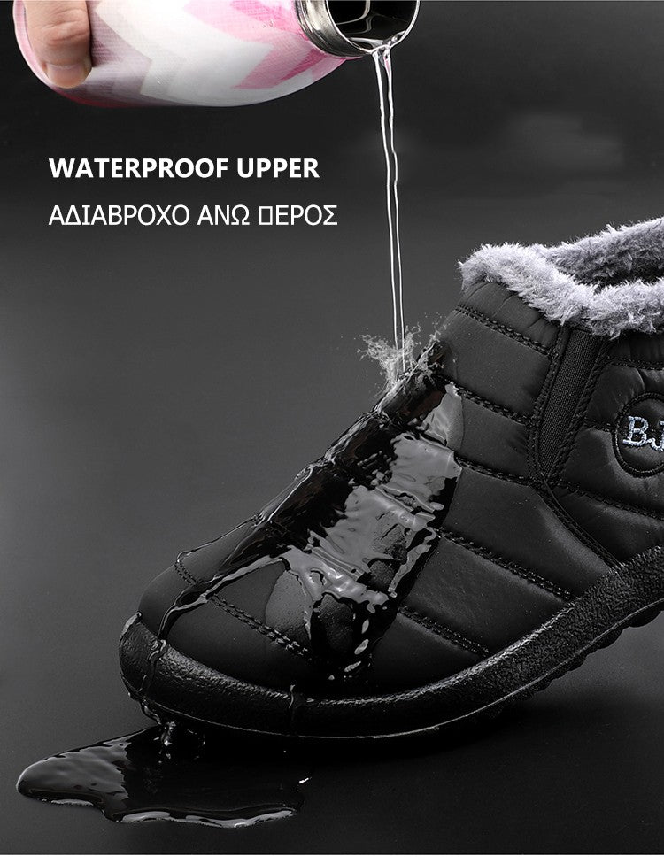 Men Boots 2025 Winter Shoes For Men Waterproof Snow Boots Winter Botas Hombre Warm Fur Ankle Boots Mens Botines