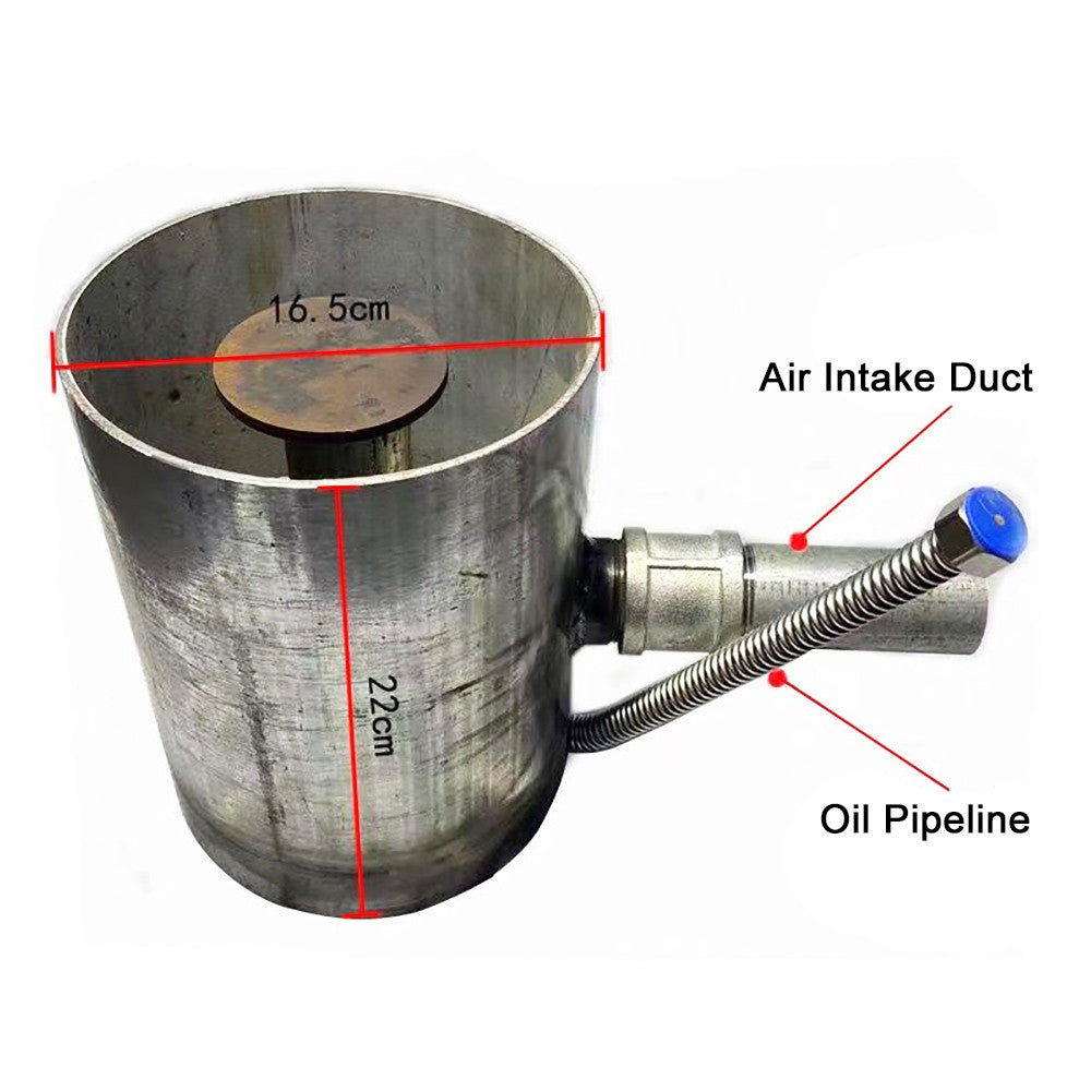 Fogão Aquecedor para Estufa a Óleo Queimado, Conjunto de Queima de Óleo de Motor Usado com Soprador Elétrico para Cozinhar e Ferver Água