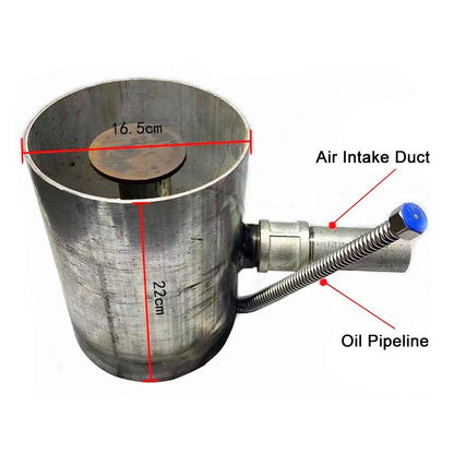 Fogão Aquecedor para Estufa a Óleo Queimado, Conjunto de Queima de Óleo de Motor Usado com Soprador Elétrico para Cozinhar e Ferver Água