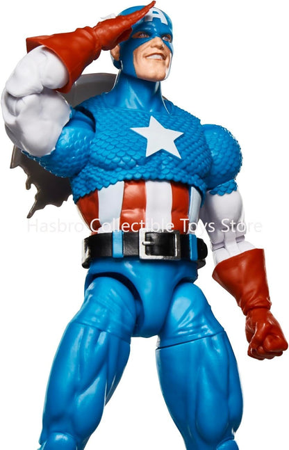Marvel Legends Secret Wars Captain America Avengers Retro Comics Secret Wars Action Figure Model Toy Collection Hobby Gift