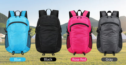 Mochila de Nylon 300D de 15L Ultraleve 0,24kg, Dobrável Resistente à Água, Dobrável em Bolso para Viagem, Atividades ao Ar Livre, Uso Diário