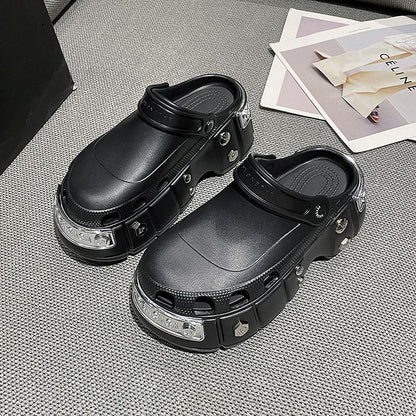 Men's and Women's Thick Soled Fashion Slippers with Soft Soles for Indoor and Outdoor Wear Fashionable and Versatile