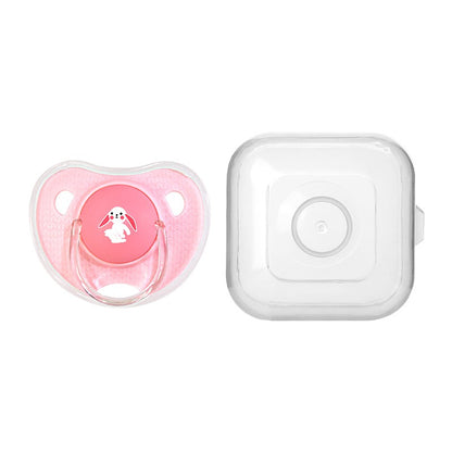 Cartoon Pattern Thumb Shape Toddlers Soothe Kids Newborn Baby Silicone Teething Pacifier