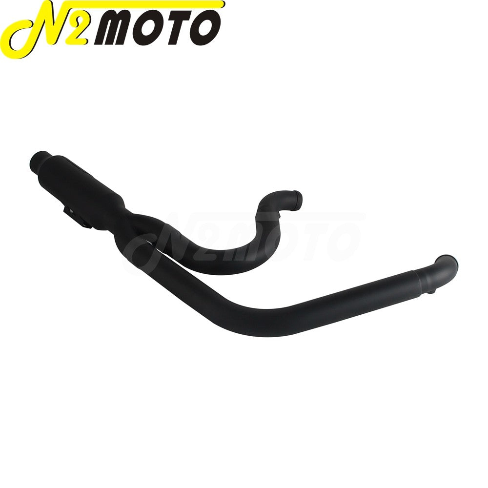 Motorcycle 2-into-1 Exhaust Muffler System For Harley Touring Electra Glide FLHTI FLHTK FLHTPI FLHTKL FLHTCUI FLHTKSE 2017-2025