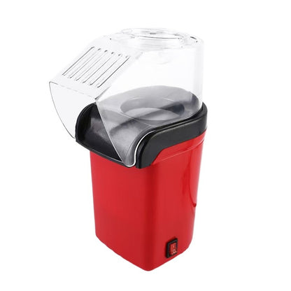 Electric Portable Popcorn Maker Fully Automatic Home Popcorn Popper Hot Air Popcorn Machine Healthy No Oil Mini Popcorn Maker