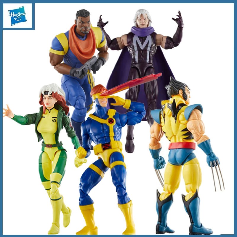 Hasbro Original Genuine Marvel Legend X-Men 97 Hanging Card Wolverine Rogue Cyclops Action Figure Toys for Boys Girls Gift