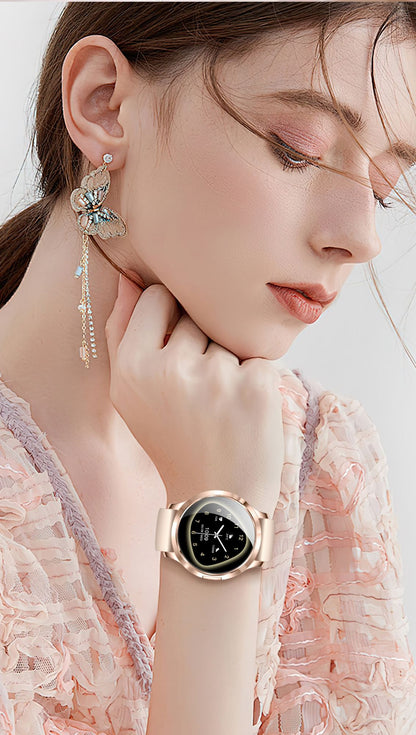 2026 New NFC Smart Watch Women 7.3mm Ultra-Thin 1.32" AMOLED HD Screen Sport Fitness Bluetooth call Luxury Smartwatch Women Gift