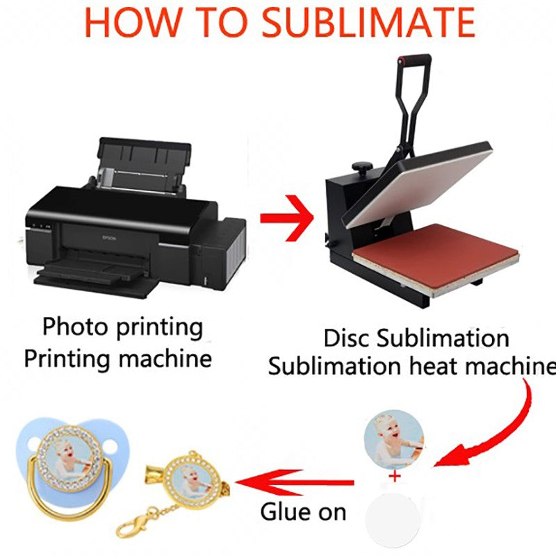 New Blank Baby Pacifier Clip Holder Set Personalized Newborn Dummy BPA Free Luxury Silicone Infant Teether Baby Soother