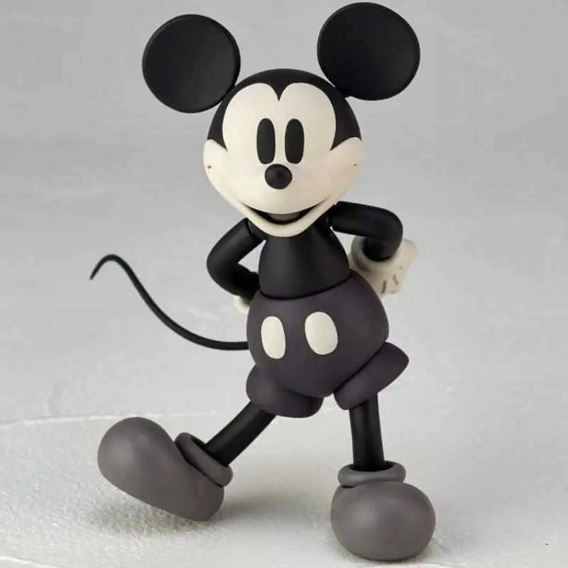 Action Figure do Mickey Mouse de Anime de 11cm, Versão Colorida, Réplica em Preto e Branco, Mobilidade Articular, Modelo de Mesa, Enfeites, Brinquedo, Presente para Crianças