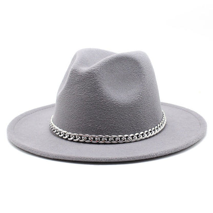 Big Size 59-61CM Fedoras Hats for Women Winter Fashion Formal Wedding Decorate Jazz Hats Men Panama Church Hat Chapeau Femme