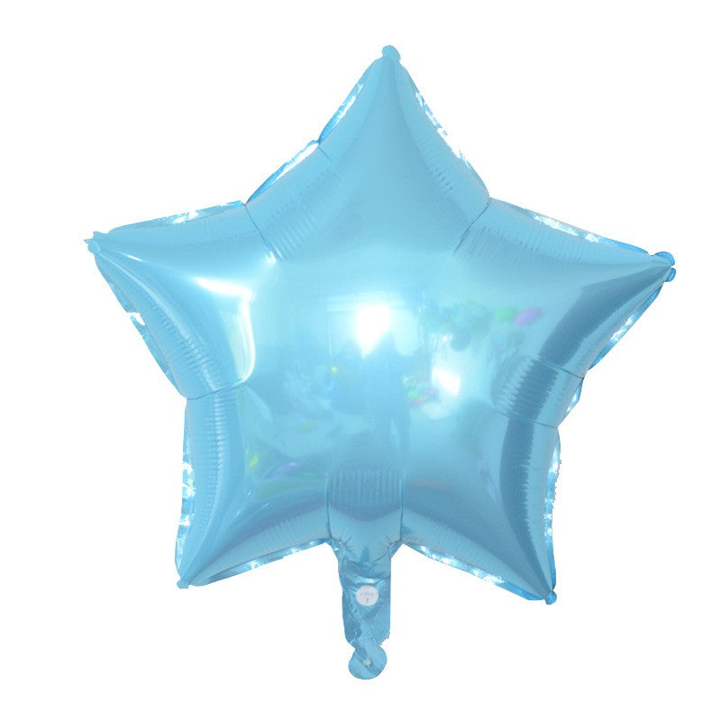10pcs 18inch Star Foil Balloons Helium Balloon Children toy Gift 1st Birthday Party Wedding Decorations kids Globos Baby Shower