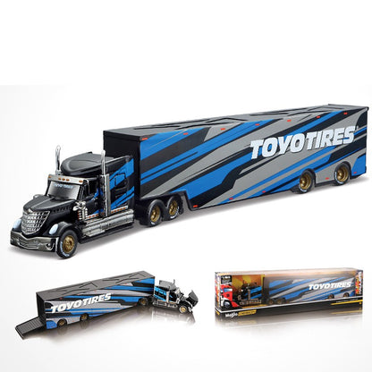 Maisto 1:64 MACK Anthem LoneStar UP Transport Fundição Fabricação Reboque Modelo Simulação Modelo Coleção Carro de Liga