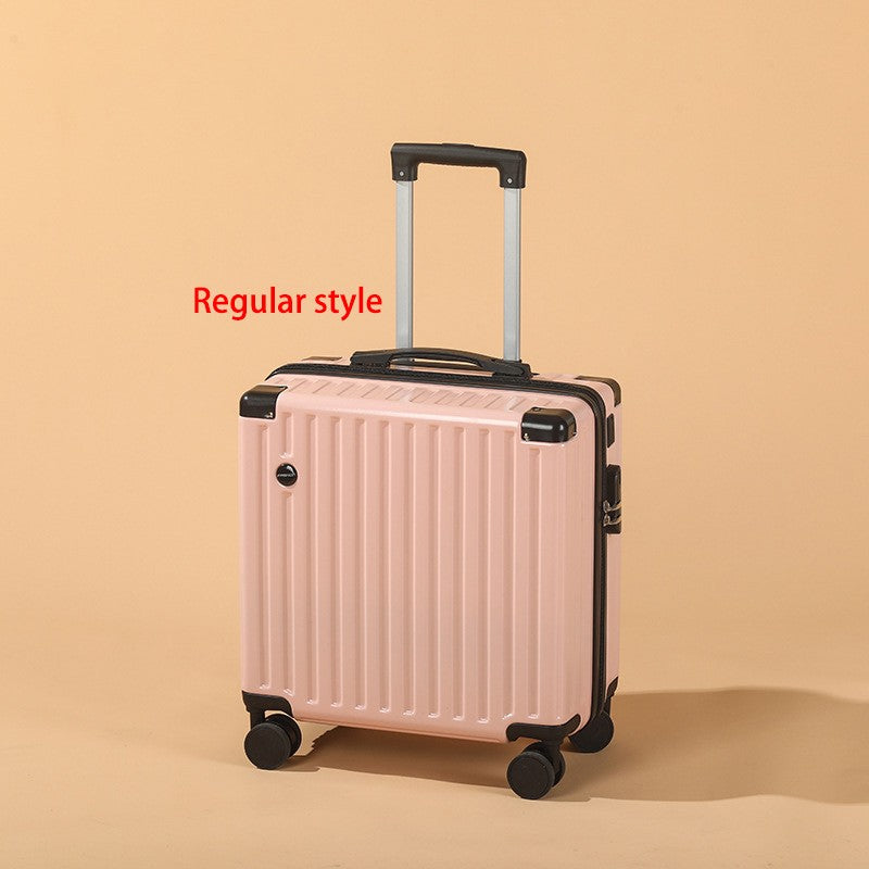 Mala de Bordo Pequena de 18 Polegadas ABS com Múltiplos Compartimentos e Divisória para Molhados e Secos para Viagens a Negócios e Viagens Curtas