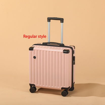 Mala de Bordo Pequena de 18 Polegadas ABS com Múltiplos Compartimentos e Divisória para Molhados e Secos para Viagens a Negócios e Viagens Curtas