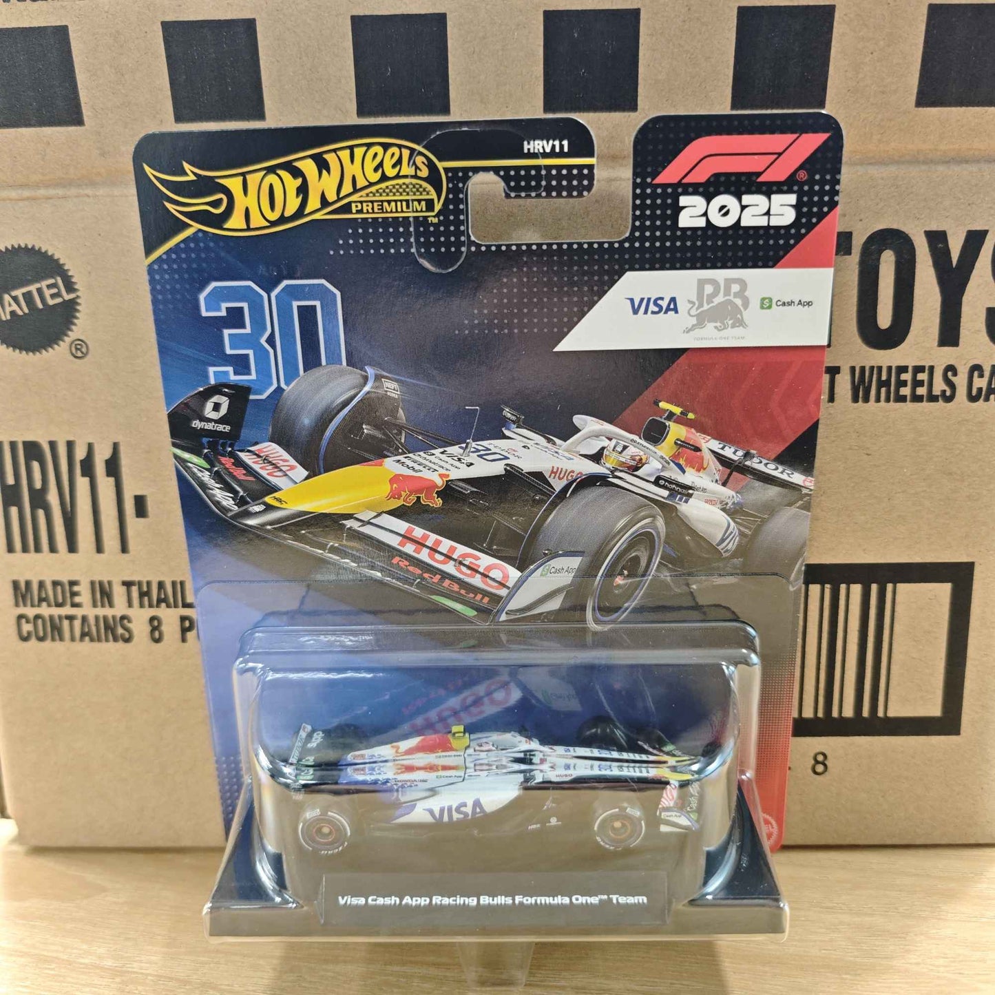 Novo Hot Wheels Premium 2025 F1 Racing Car Model Liga 1:64 Modelo Diecast Red Bull McLaren Mercedes Equipe Colecionável Veículo de Brinquedo
