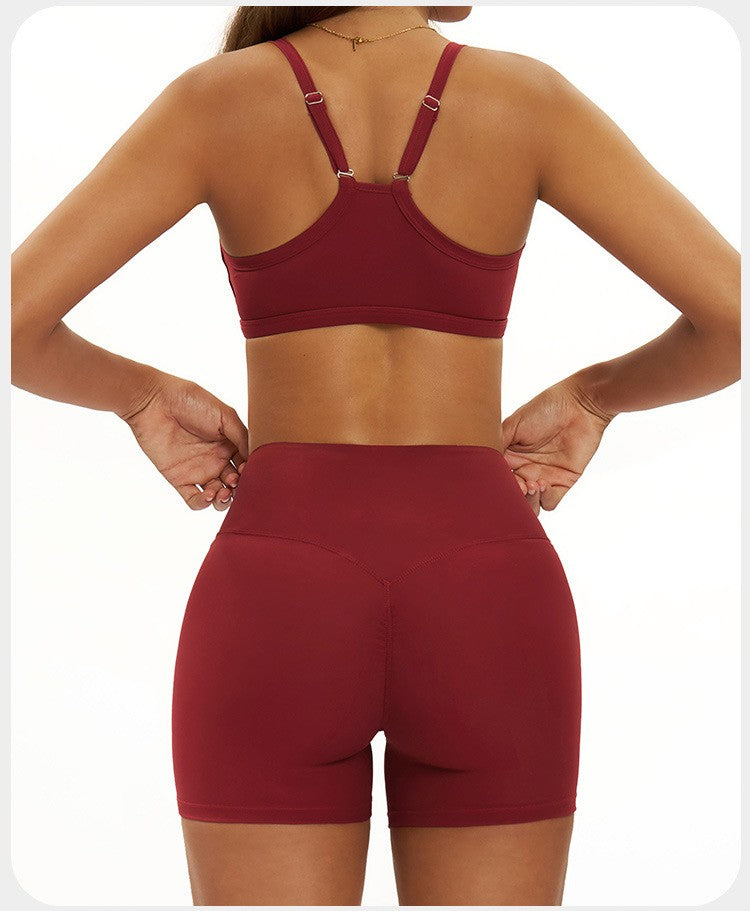 2 Pieces Women's Tracksuit Seamless Yoga Set Workout Outfit Sportswear Gym Clothing High Waist Leggings Fitness Bra Sports Suits