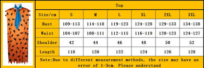 Modern Primitive Adult Fred Wilma Barney Betty Cosplay Costumes Top Dress Accessories Performance Halloween Carnival Outfits