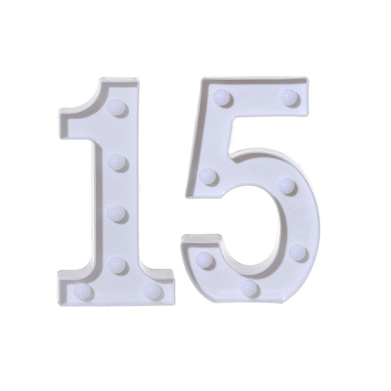 2Pcs Number 16 18 21 30 Led Light String Happy Birthday Party Decoration Wedding Anniversary Adult Birthday Party Gift Light Led