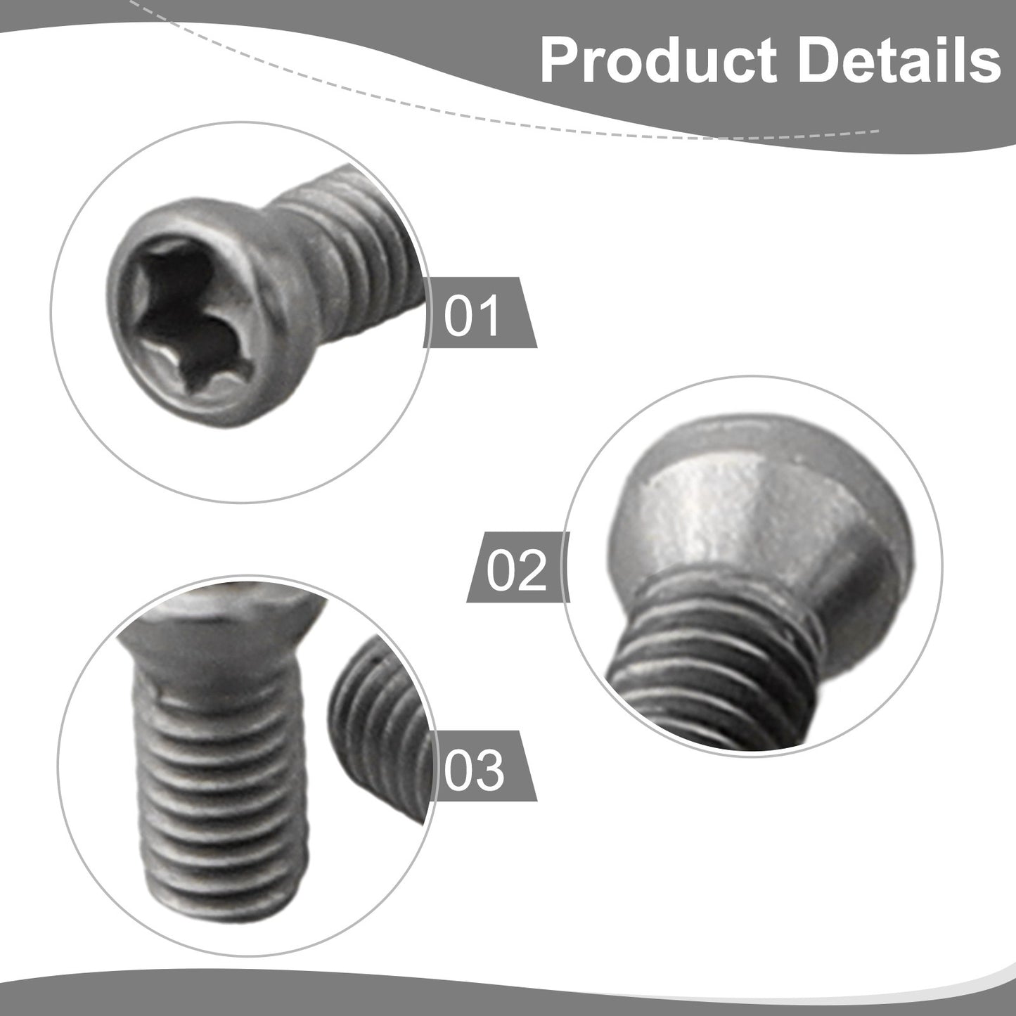 10 Peças Parafusos Torx M2.5 M3.5 Para Substituir Pastilhas de Metal Duro Ferramentas de Torno CNC Oficina Ferramentas Manuais Suprimentos