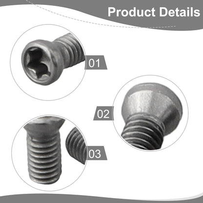 10 Peças Parafusos Torx M2.5 M3.5 Para Substituir Pastilhas de Metal Duro Ferramentas de Torno CNC Oficina Ferramentas Manuais Suprimentos