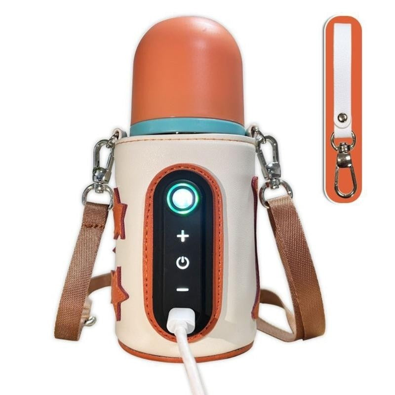 J15U Convenient USB Baby Bottle Warmer Case Travel Friendly USB Baby Bottle Heating