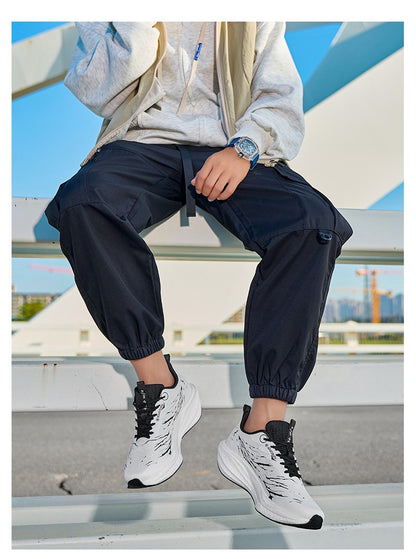 Fluorescence  Running Shoes Carbon Board Marathon Men Sports Lightweight Women's Comfortable Athletic Nonskid Sneakers Casual