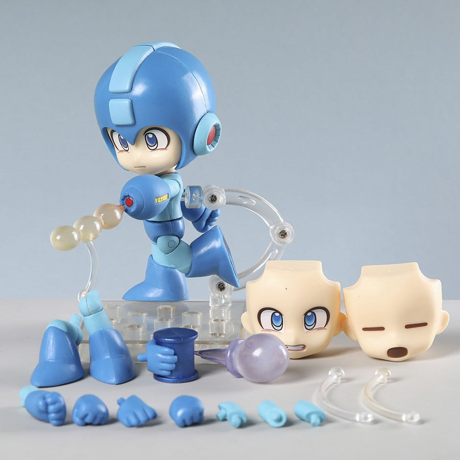 Megaman Rockman 556 Action Figure PVC Modelo Coleção de Brinquedos Decoração de Quarto Boneco Fofo