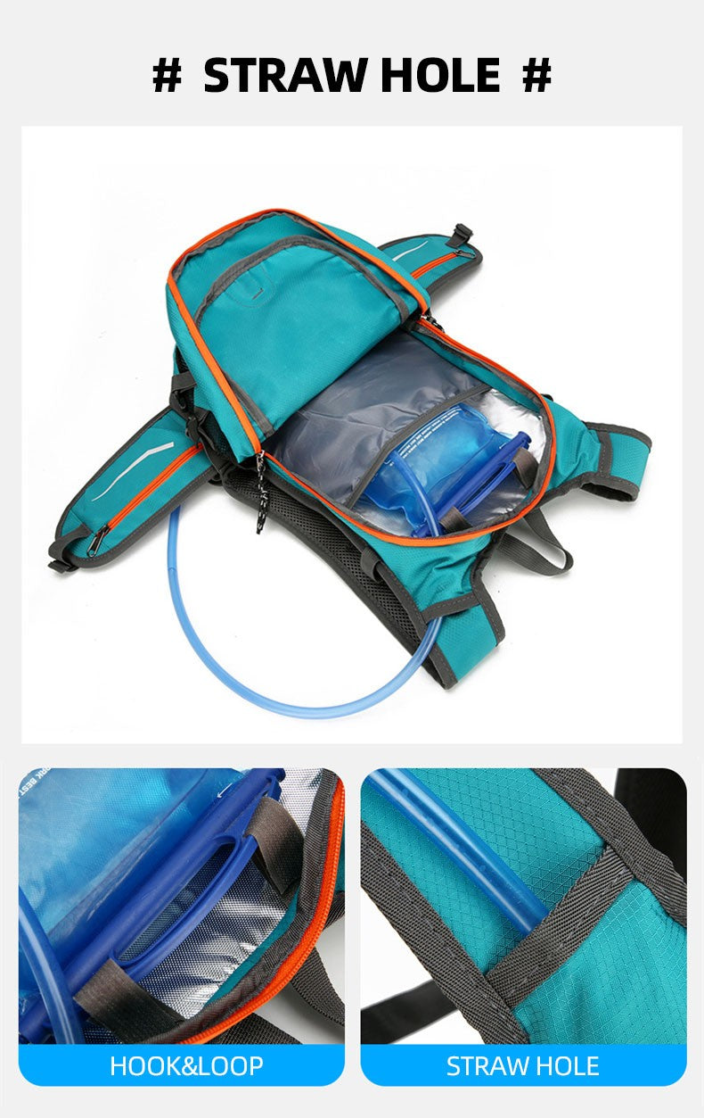 Mochila de Hidratação Leve para Ciclismo Esporte ao Ar Livre Caminhada Acampamento Escalada Montanhismo Viagem Hidro Água Dia a Dia